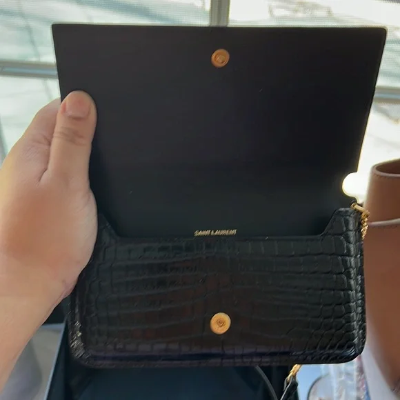 YSL croc phone bag - Picture 3 of 4